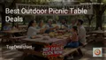 7 Best Outdoor Picnic Table Deals in 2026