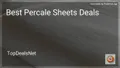 9 Best Percale Sheets Deals in 2026