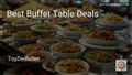 6 Best Buffet Table Deals in 2026