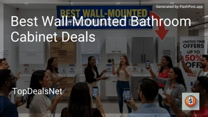 10 Best Wall-Mounted Bathroom Cabinet Deals in 2026 image