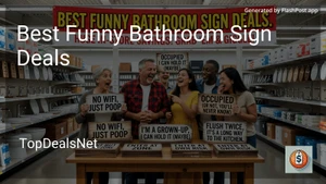 9 Best Funny Bathroom Sign Deals in 2026 image