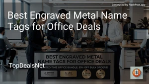 10 Best Engraved Metal Name Tags for Office Deals in 2026 image