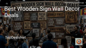 9 Best Wooden Sign Wall Decor Deals in 2026 image