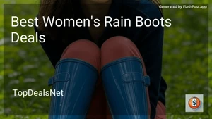 6 Best Women's Rain Boots Deals in 2025 image