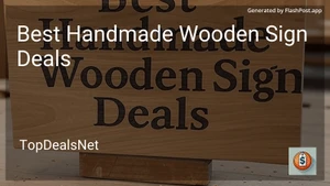 8 Best Handmade Wooden Sign Deals in 2026 image