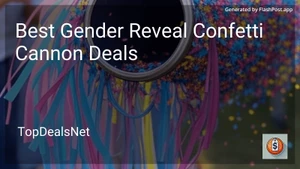 8 Best Gender Reveal Confetti Cannon Deals in 2026 image