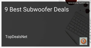 9 Best Subwoofer Deals in 2025 image