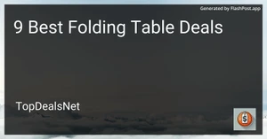9 Best Folding Table Deals in 2025 image
