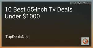 9 Best 65-inch TV Deals Under $1000 in 2025 image