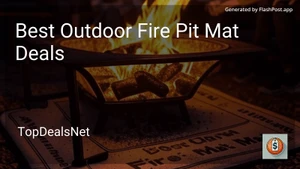 7 Best Outdoor Fire Pit Mat Deals in 2026 image