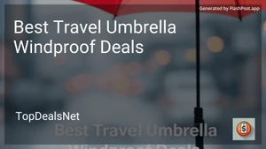 8 Best Travel Umbrella Windproof Deals in 2026 image