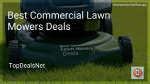 7 Best Commercial Lawn Mowers Deals in 2025 image