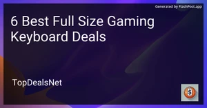 6 Best Full Size Gaming Keyboard Deals in 2025 image
