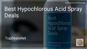 10 Best Hypochlorous Acid Spray Deals in 2026 image