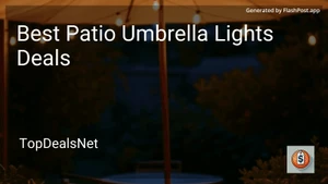 8 Best Patio Umbrella Lights Deals in 2026 image