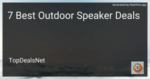 7 Best Outdoor Speaker Deals in 2025 image