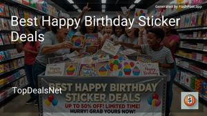 10 Best Happy Birthday Sticker Deals in 2026 image