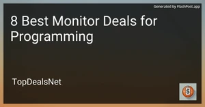 8 Best Monitor Deals for Programming in 2025 image