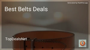 10 Best Belts Deals in 2025 image