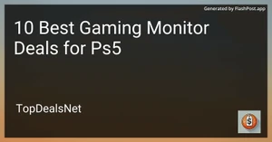 10 Best Gaming Monitor Deals for Ps5 in 2025 image
