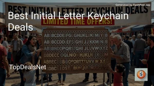 7 Best Initial Letter Keychain Deals in 2026 image