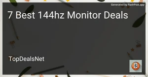 7 Best 144hz Monitor Deals in 2025 image