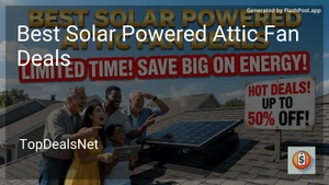 7 Best Solar Powered Attic Fan Deals in 2026 image