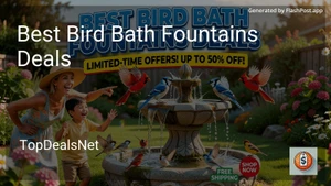 8 Best Bird Bath Fountains Deals in 2026 image