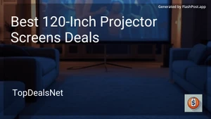 9 Best 120-Inch Projector Screens Deals in 2025 image