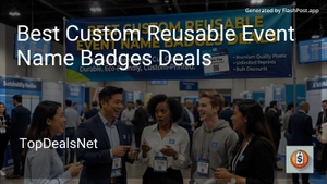 8 Best Custom Reusable Event Name Badges Deals in 2026 image