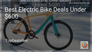 10 Best Electric Bike Deals Under $600 in 2025 image