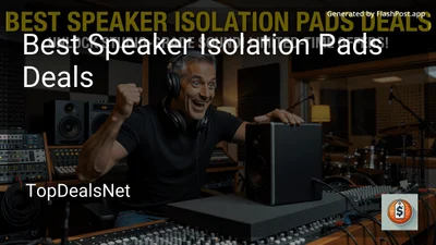 10 Best Speaker Isolation Pads Deals in 2026