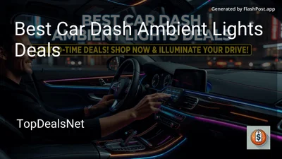 6 Best Car Dash Ambient Lights Deals in 2026