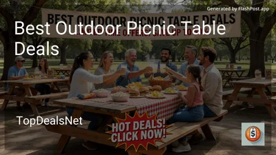 7 Best Outdoor Picnic Table Deals in 2026