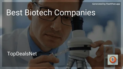 5 Best Biotech Companies in 2026