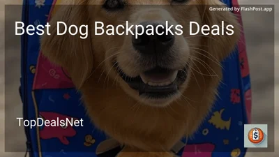 9 Best Dog Backpacks Deals in 2026