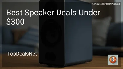 7 Best Speaker Deals Under $300 in 2026