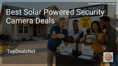 6 Best Solar Powered Security Camera Deals in 2026