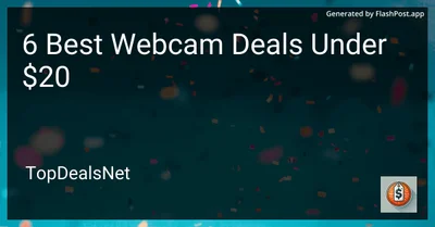 6 Best Webcam Deals Under $20 in 2026