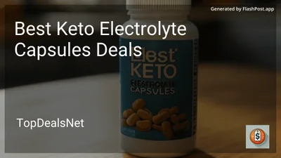 6 Best Keto Electrolyte Capsules Deals in 2026