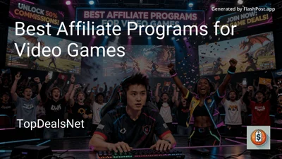 5 Best Affiliate Programs for Video Games in 2026