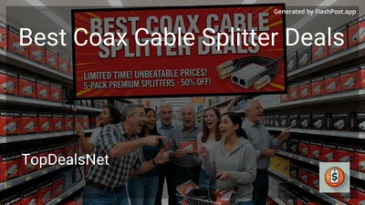 8 Best Coax Cable Splitter Deals in 2026