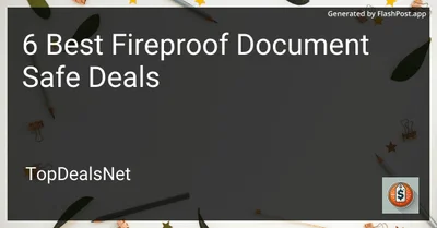 4 Best Fireproof Document Safe Deals in 2026
