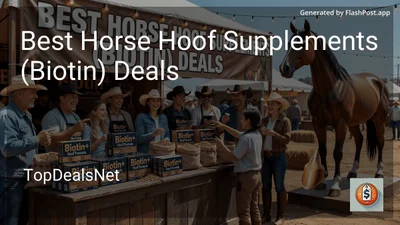 7 Best Horse Hoof Supplements (Biotin) Deals in 2026
