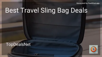 8 Best Travel Sling Bag Deals in 2026