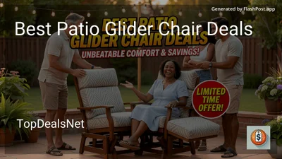 10 Best Patio Glider Chair Deals in 2026