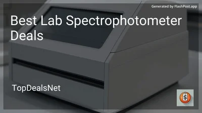 8 Best Lab Spectrophotometer Deals in 2026