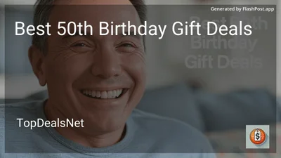 8 Best 50th Birthday Gift Deals in 2026