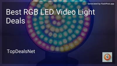 6 Best RGB LED Video Light Deals in 2026