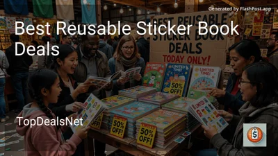 9 Best Reusable Sticker Book Deals in 2026